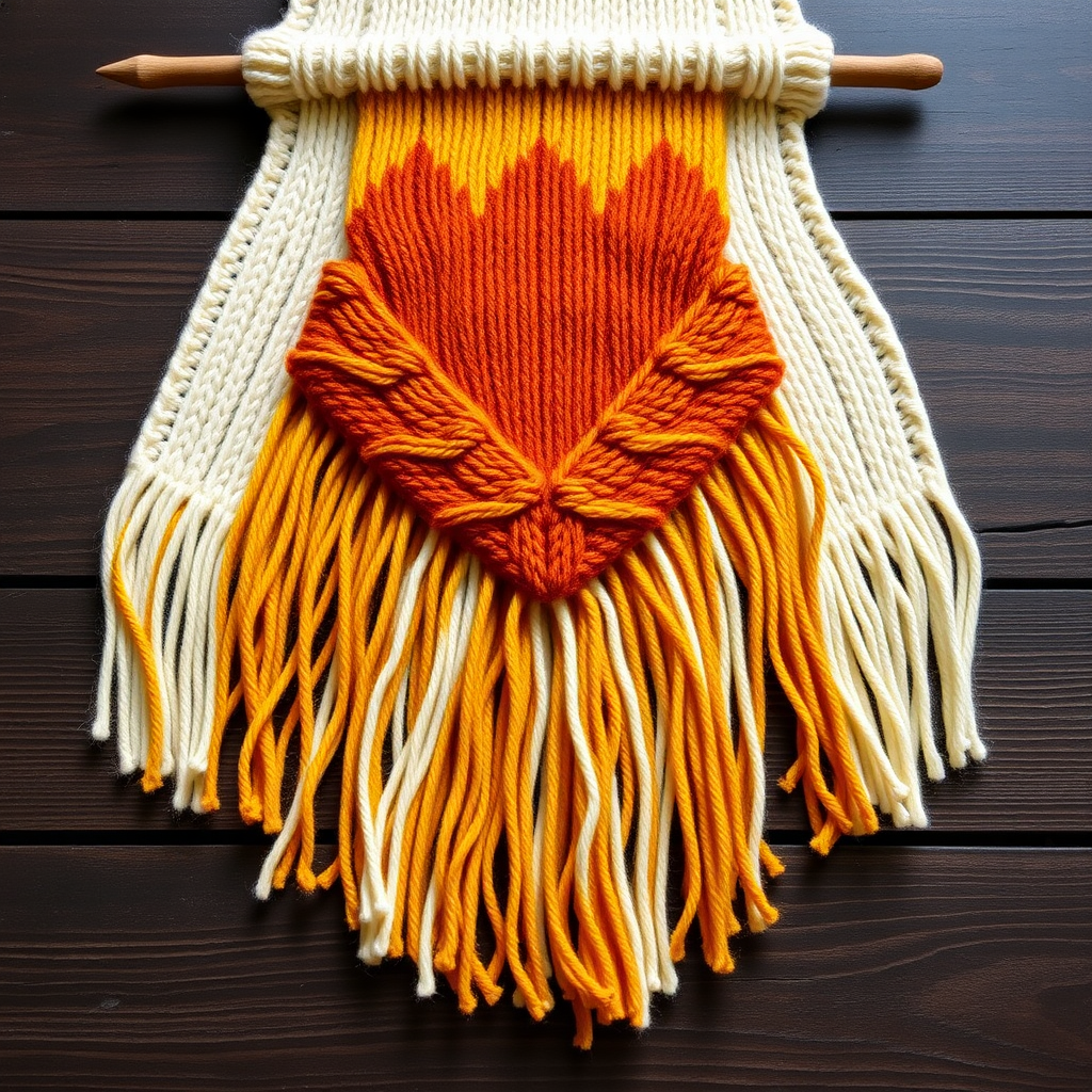Sunlit Solstice Wall Hanging Free Pattern – Knit a Bohemian Sunburst Tapestry