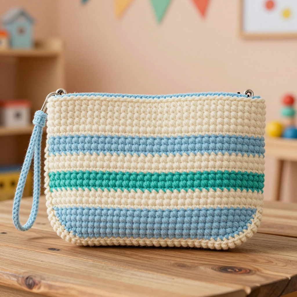 Coastal Cottage Half-Circle Clutch Free Pattern