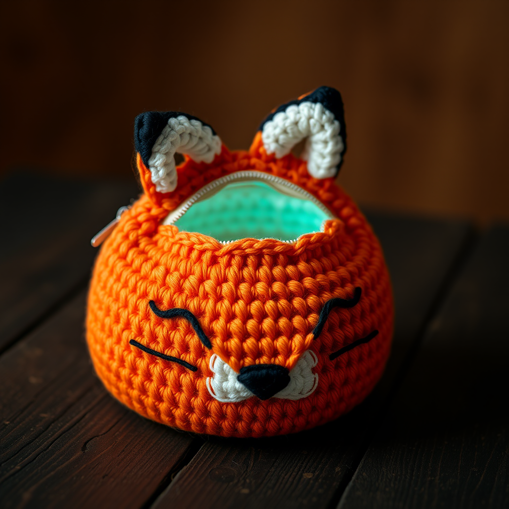 Free Pattern: The Surreal Foxfire Luminescent Pouch