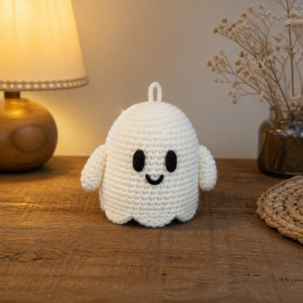 Crochet Adorable Mini Ghost Amigurumi Free Pattern