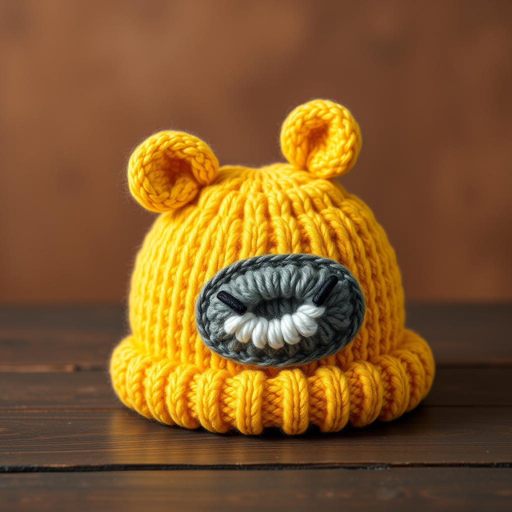 The Mischief Maker's Minion Hat Free Pattern – Knit a Playful Evil Baby Beanie