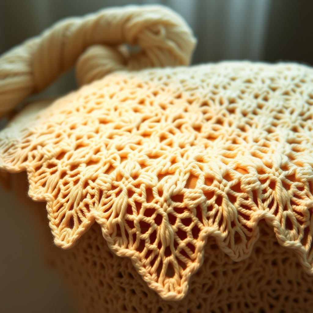 Delicate Orenburg Lace Crochet Shawl