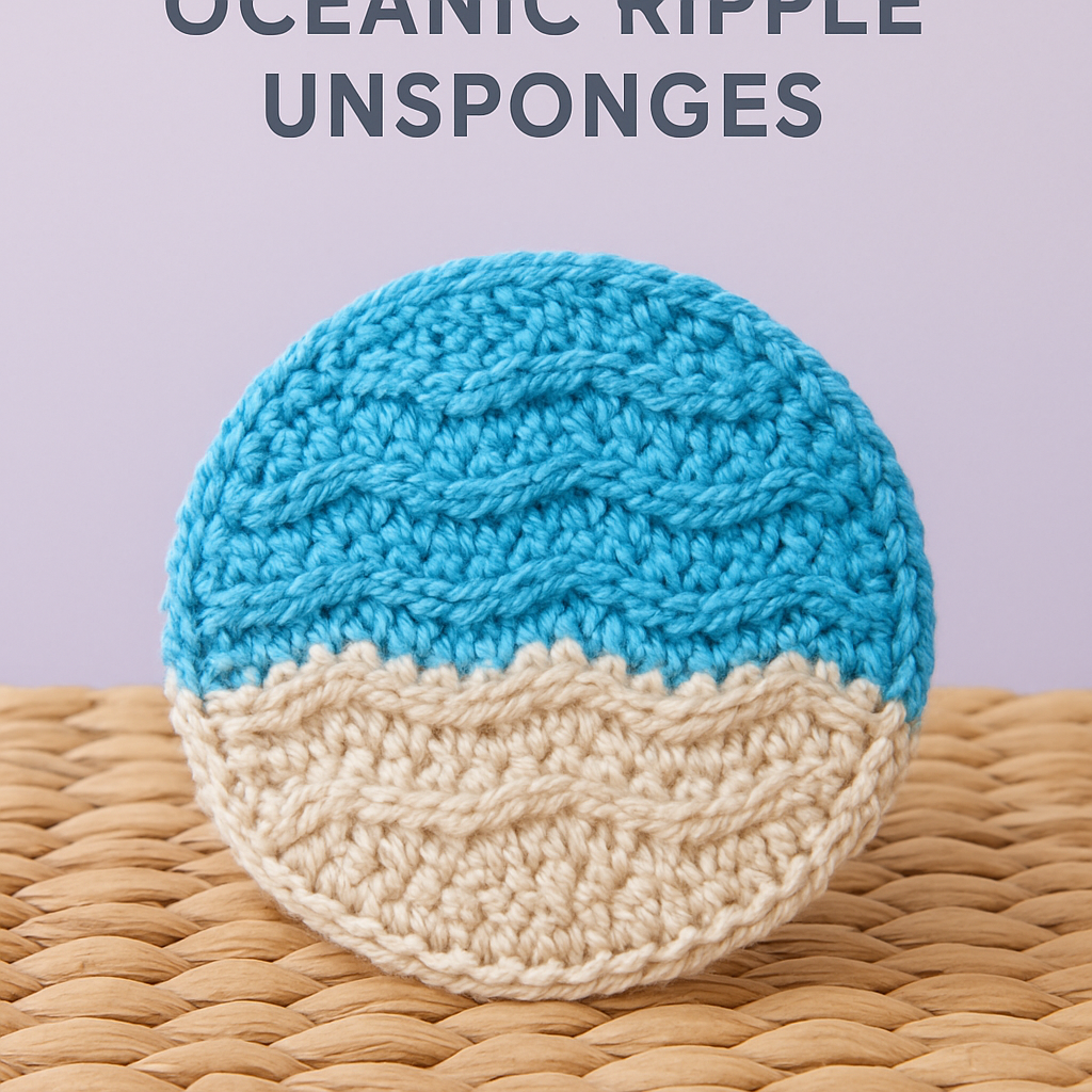 Oceanic Ripple Unsponges Free Pattern