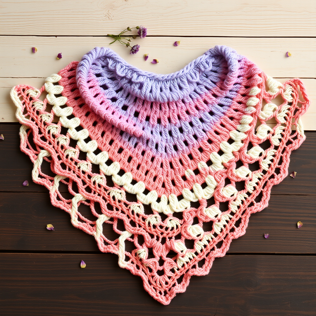 Meadow Mist Wrap Free Crochet Pattern