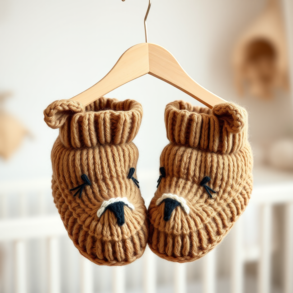 The Woodland Critter Baby Booties Free Pattern