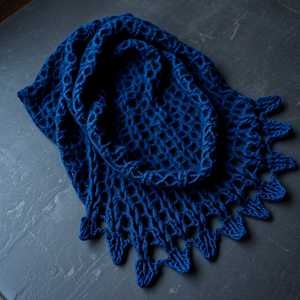 Lunar Lace Cloud Scarf Free Pattern – Knit a Celestial Mesh Wrap