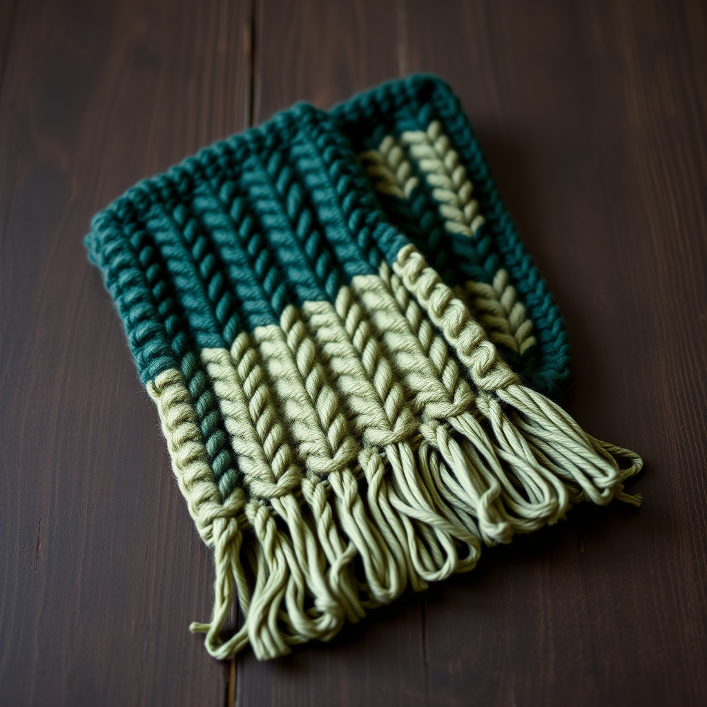 Whispering Pines Cable Knit Scarf Free Pattern – Forest Floor Elegance