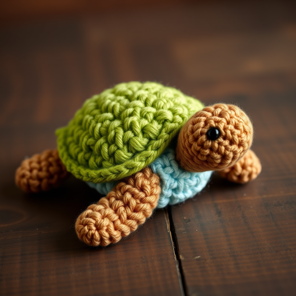 Whimsical Sea Turtle Amigurumi Free Pattern