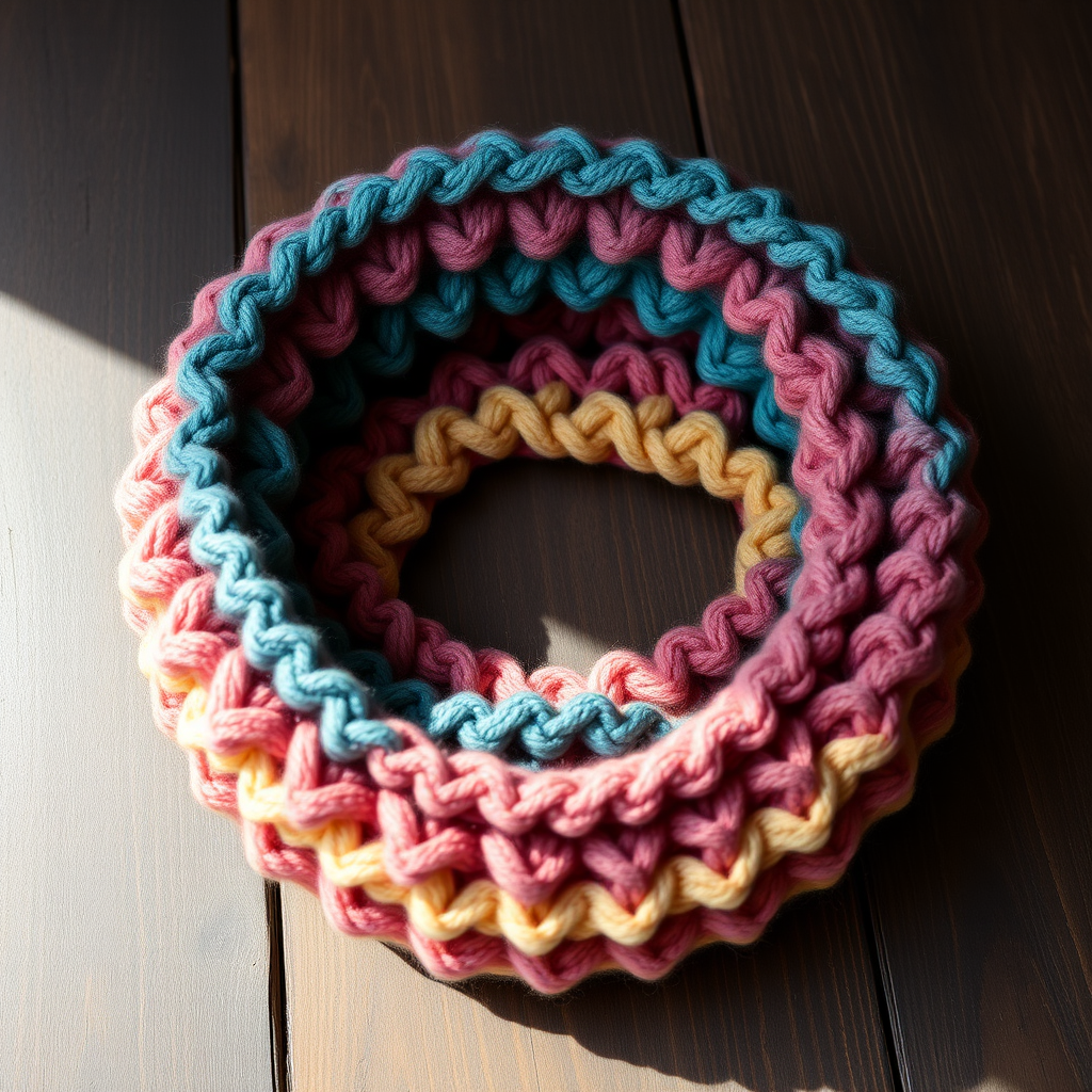 Aurora Borealis Driftwood Cowl Free Pattern – Chunky Knit with Gradient Waves