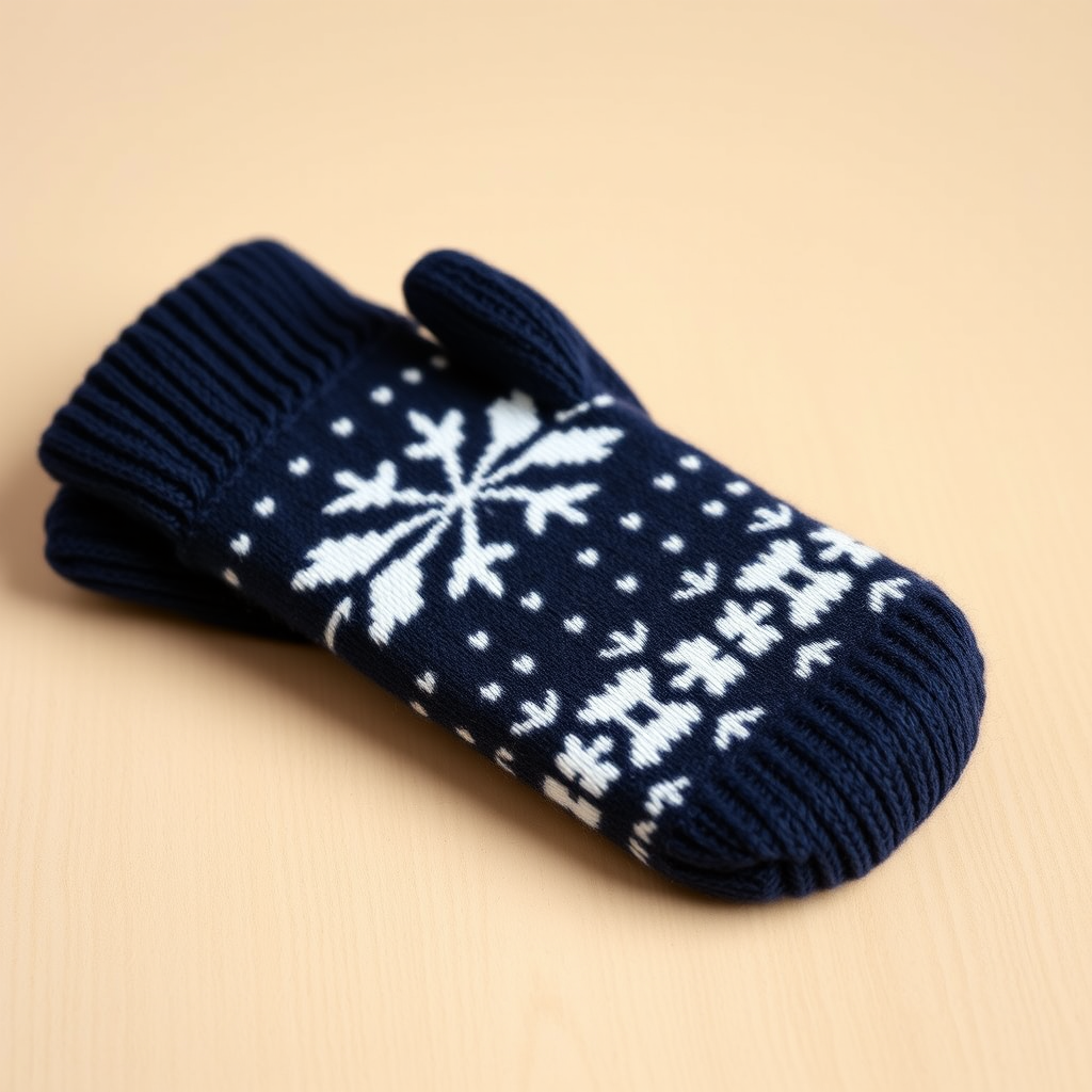Nordic Snowflake Mittens Free Pattern