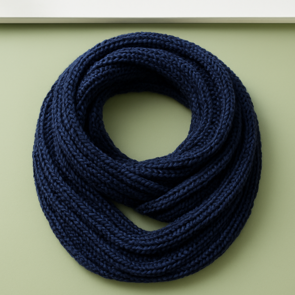 Celestial Spiral Chunky Infinity Scarf Free Pattern