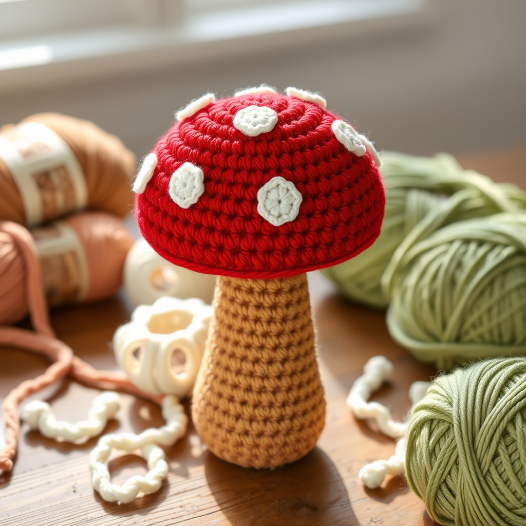 The Woodland Mushroom Amigurumi Free Pattern