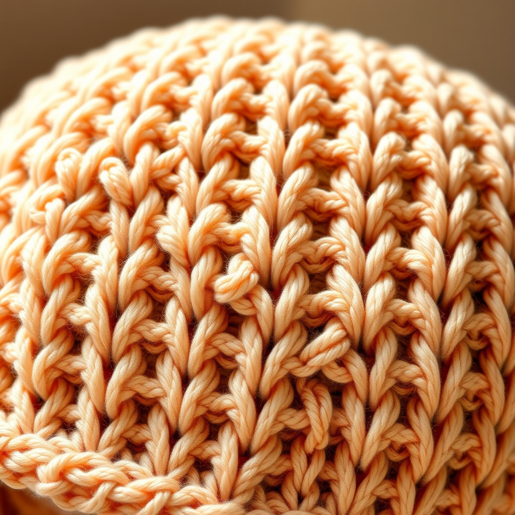 Chunky Crochet Ribbed Beanie Pattern