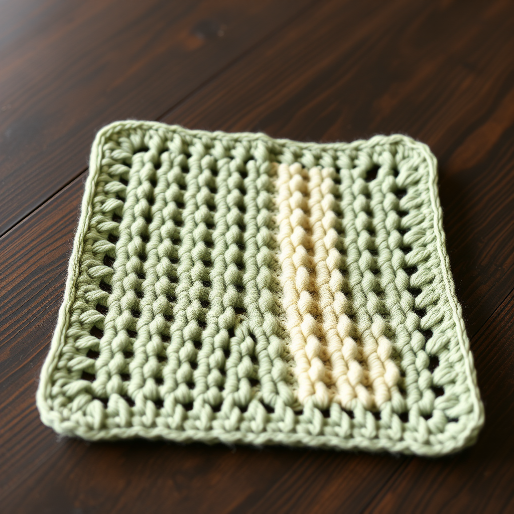 Ridged Rivulet Dishcloth Free Pattern – Crochet a Textured Kitchen Companion