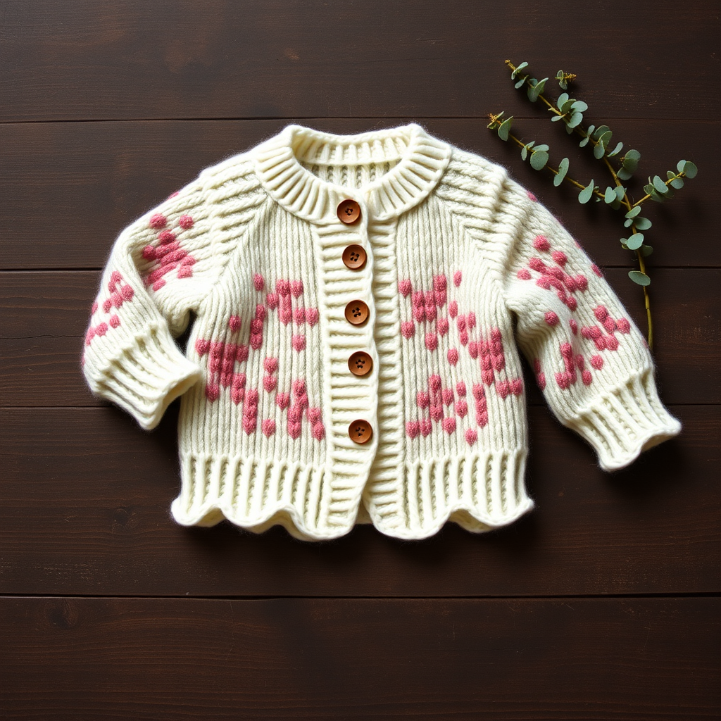 The Cloudberry Bloom Baby Cardigan Free Pattern – A Knitted Ode to Nordic Meadows