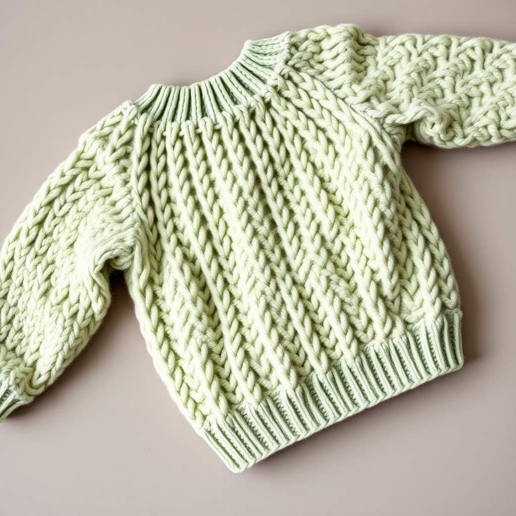 The Little Lamb's Meadow Baby Sweater Free Pattern – A Knitted Ode to Soft Pastures