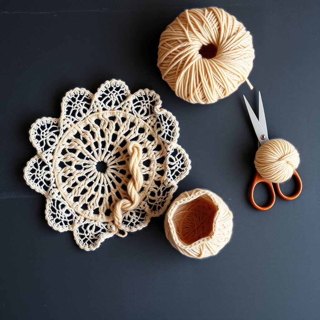 Crochet Elegant Lace Doily Free Pattern