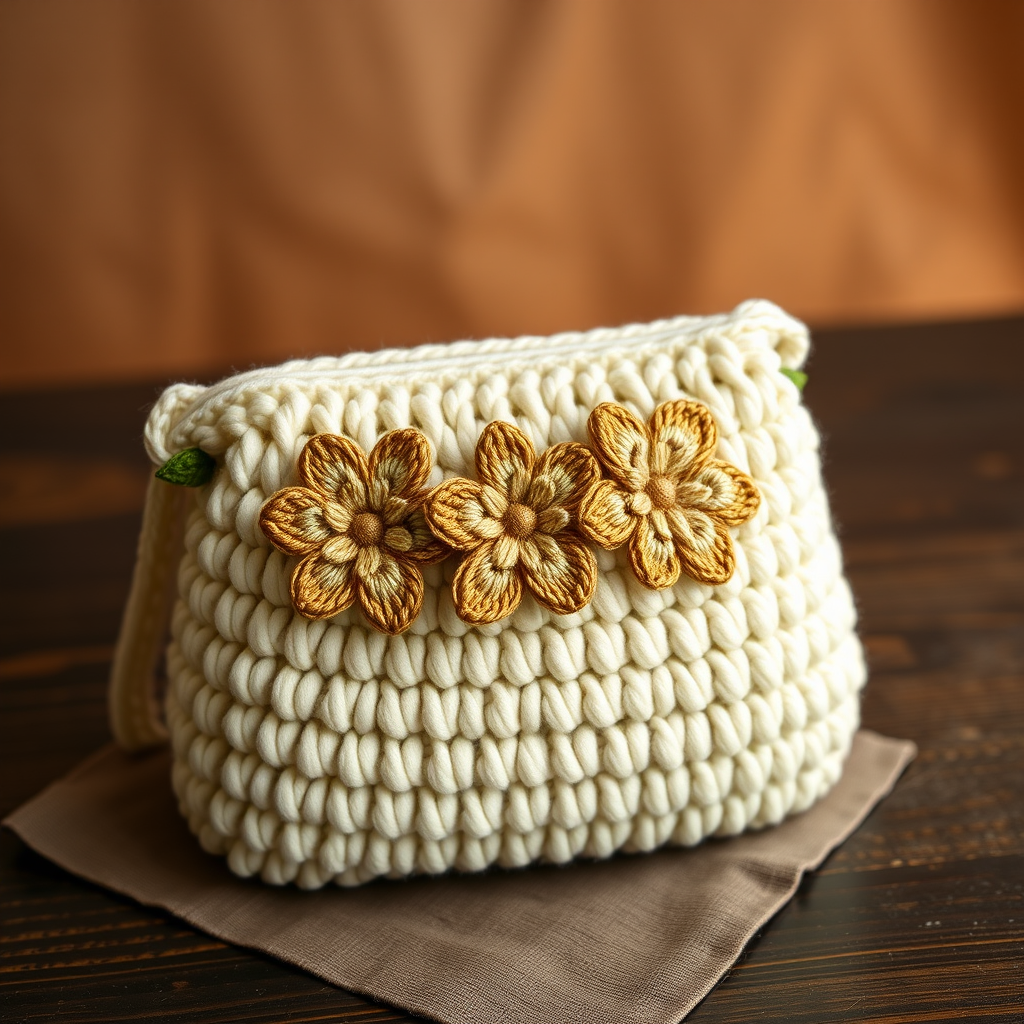 Gilded Garden Party Clutch Free Crochet Pattern