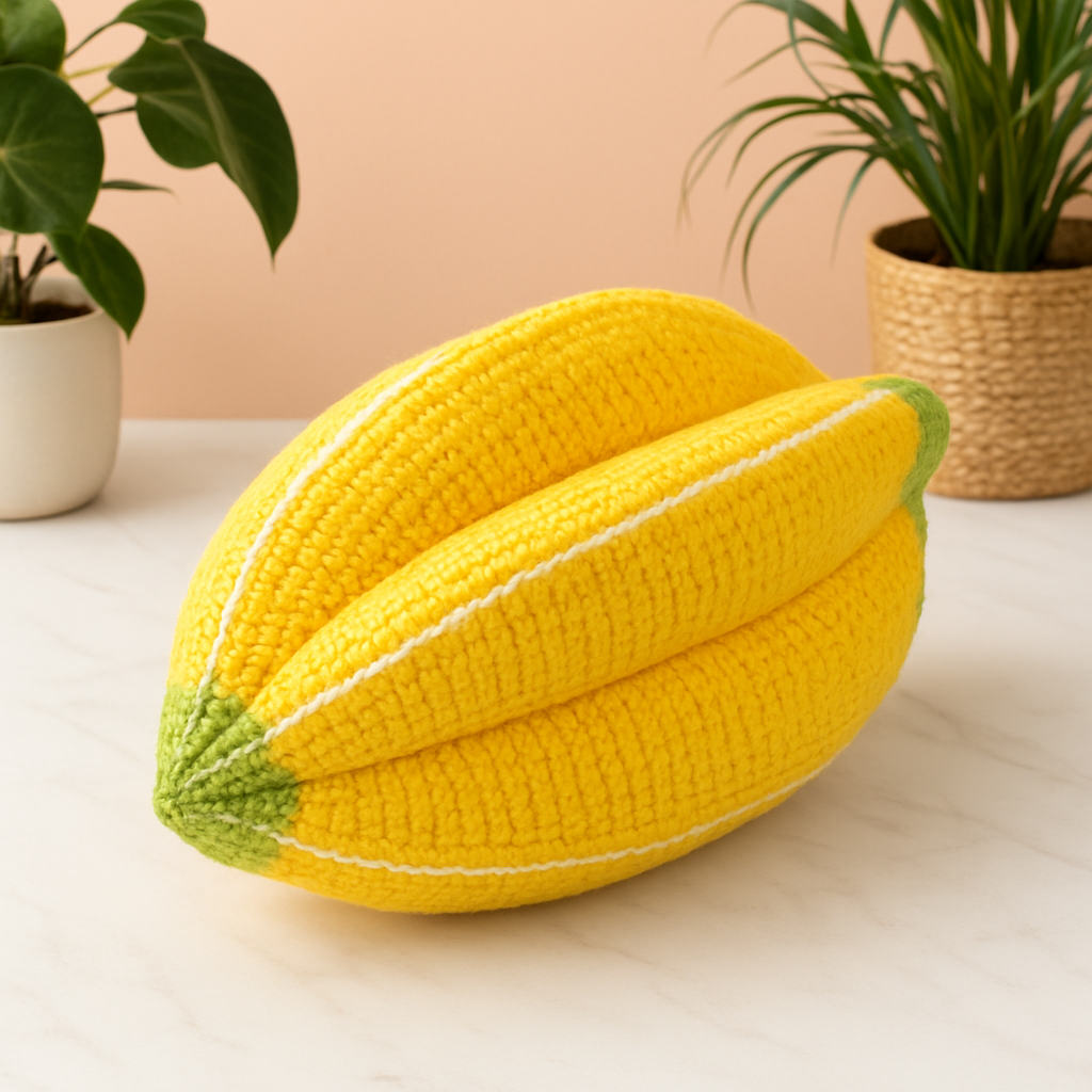 Tropical Starfruit Cushion Free Pattern