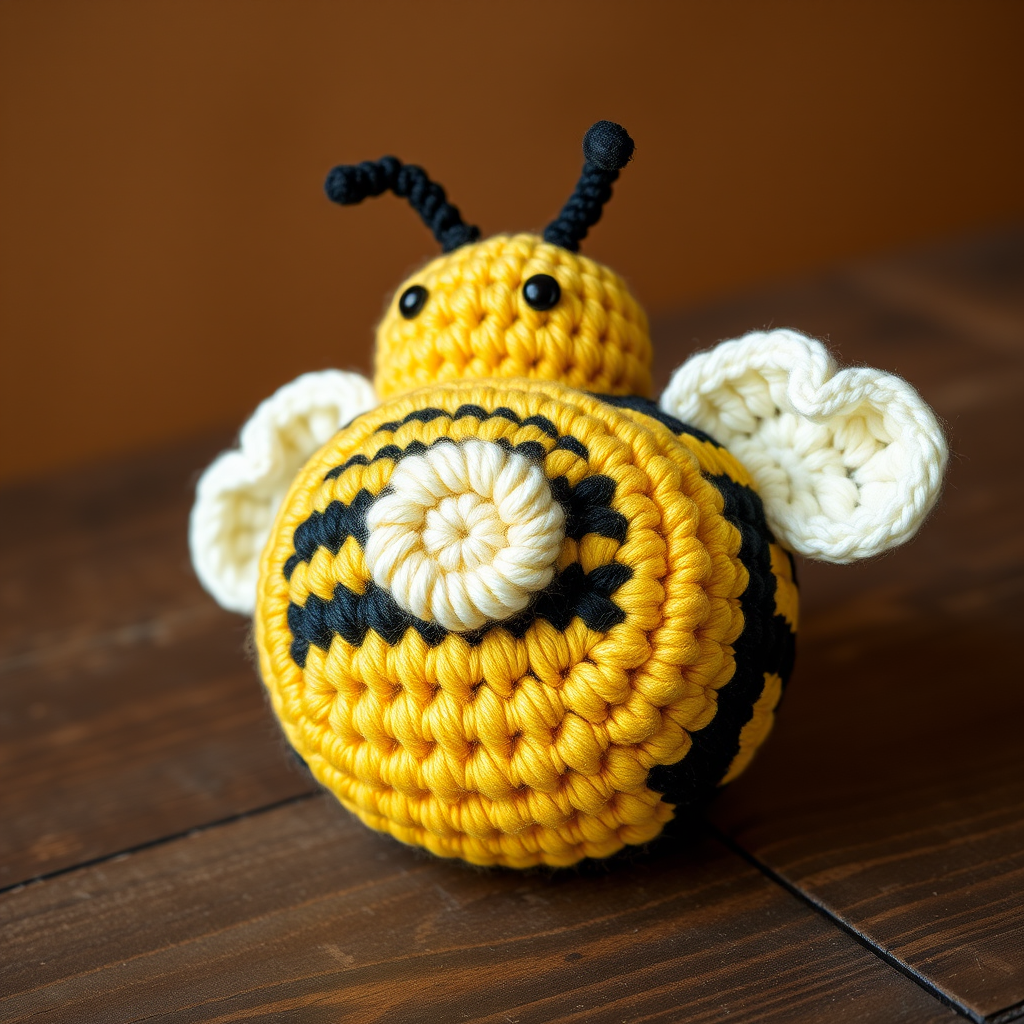 The Honeycomb Hideaway Bee: A Free Crochet Pattern for a Textured, Three-Size Plush