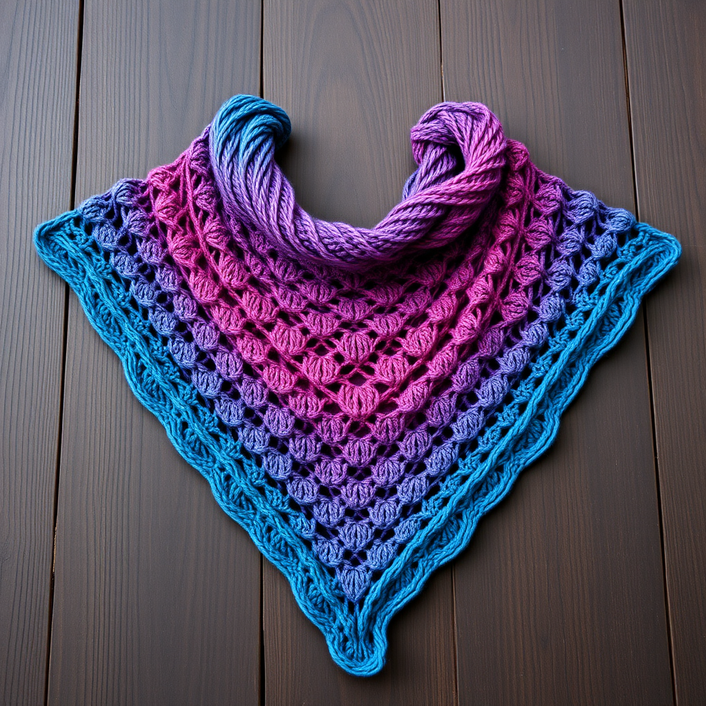 Aurora Borealis Wrap Free Pattern