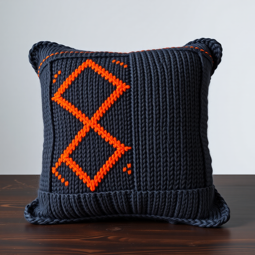 Mosaic Mirage Throw Pillow Free Pattern
