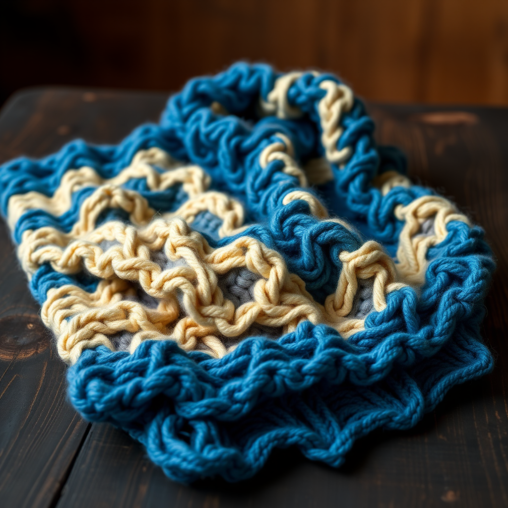 Liguria Waves Scarf Free Pattern