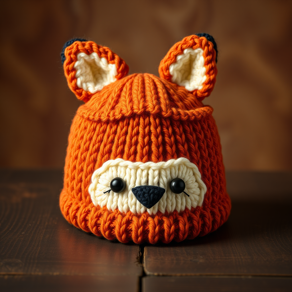 The Whimsical Woodland Fox Hat Free Pattern – Knit a Cozy Faux-Fur Forest Crown