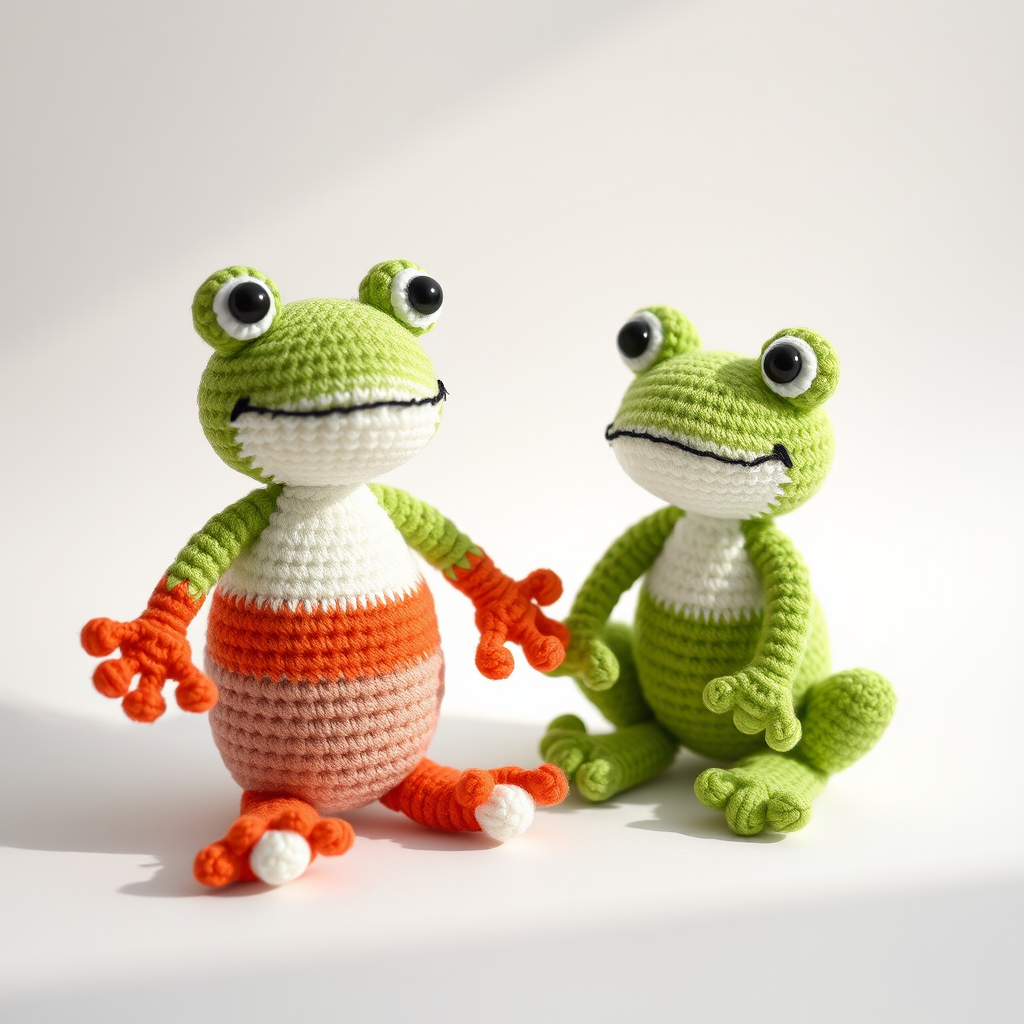 Adorable Amigurumi Crochet Frog Duo Pattern