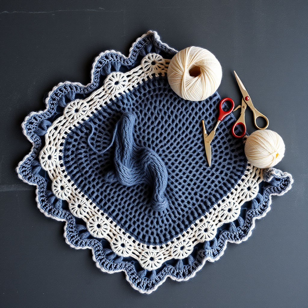 Crochet Elegant Picnic Blanket Free Pattern