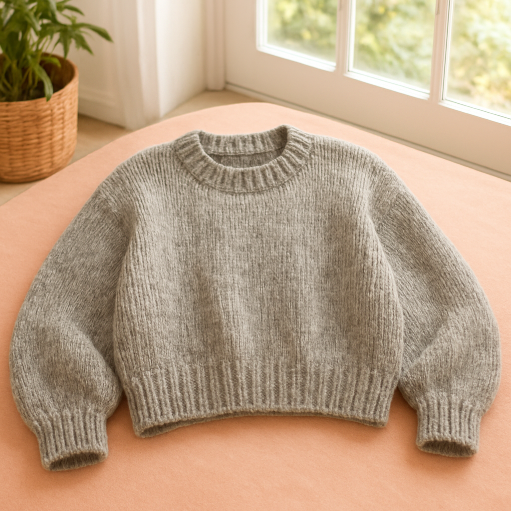 Ethereal Driftwood Chunky Knit Sweater Free Pattern