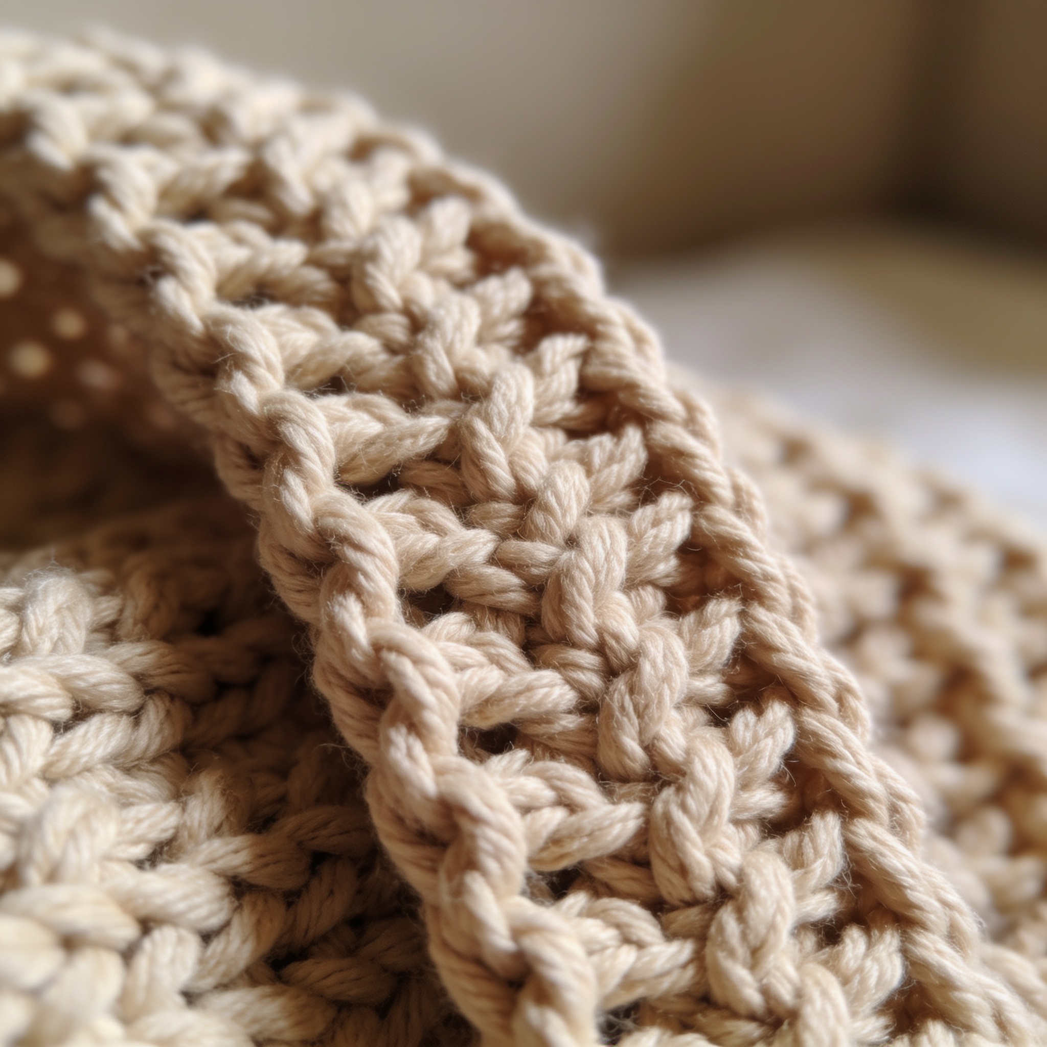 Cozy Crocheted Textured Blanket
