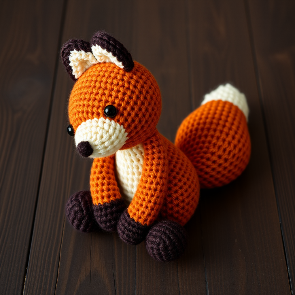Free Pattern: Copper Canyon Fox Amigurumi Crochet