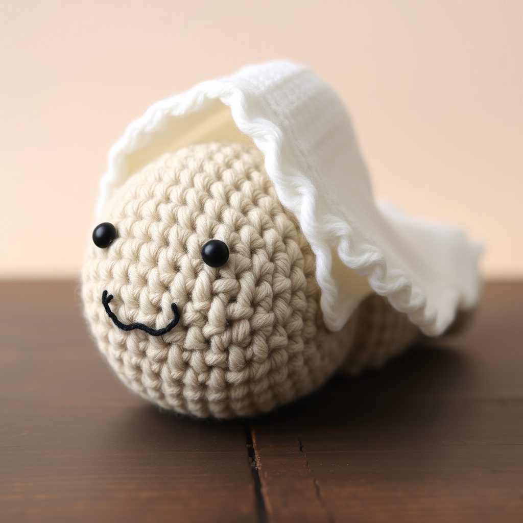Whimsical Ghost Worry Worm Free Pattern – Crochet a Cozy Companion