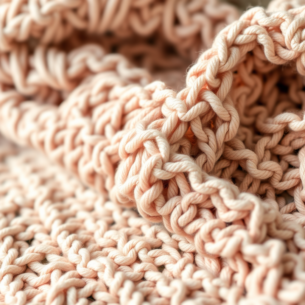 Cozy Textured Crochet Blanket