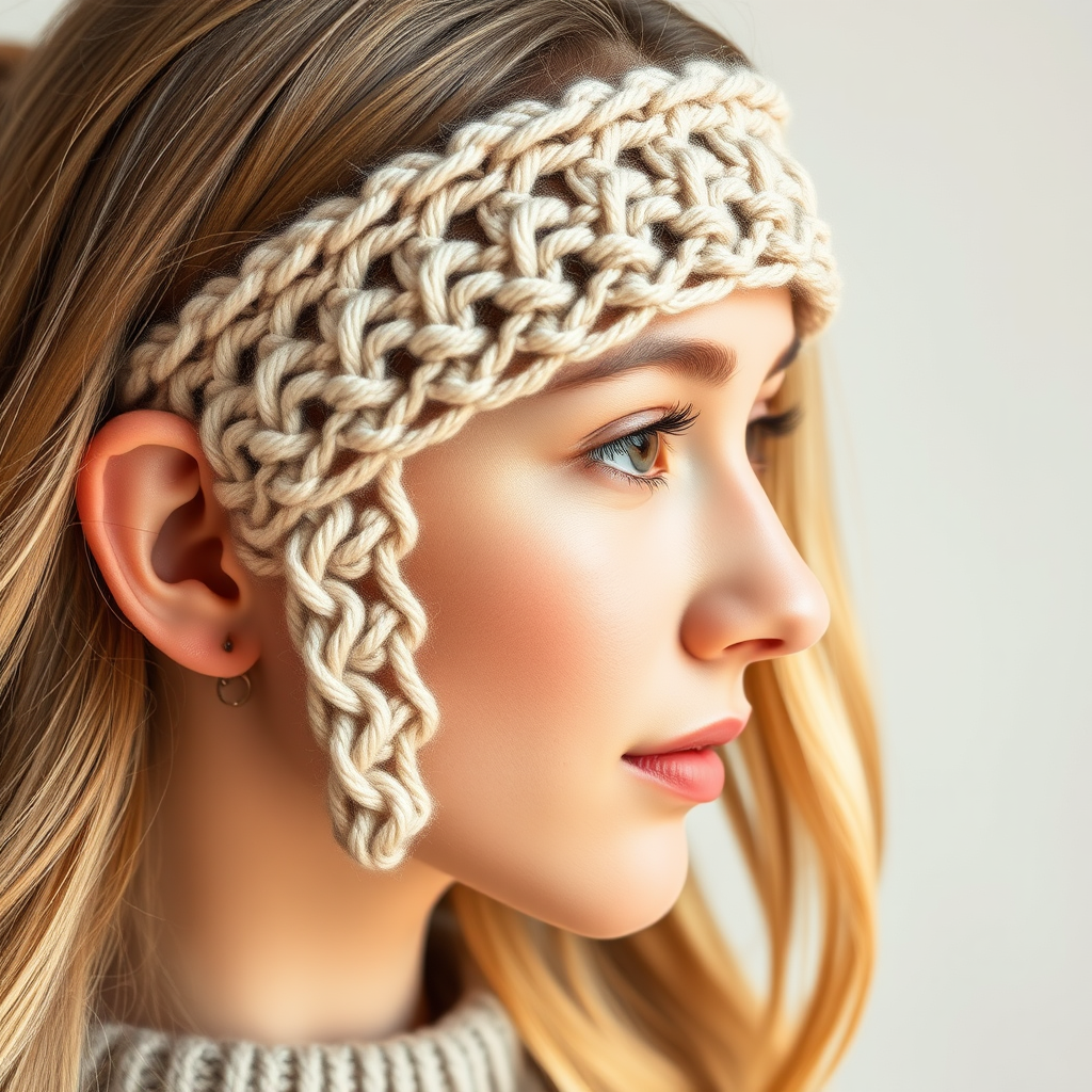 Chunky Crochet Ear Warmer with Braided Detail