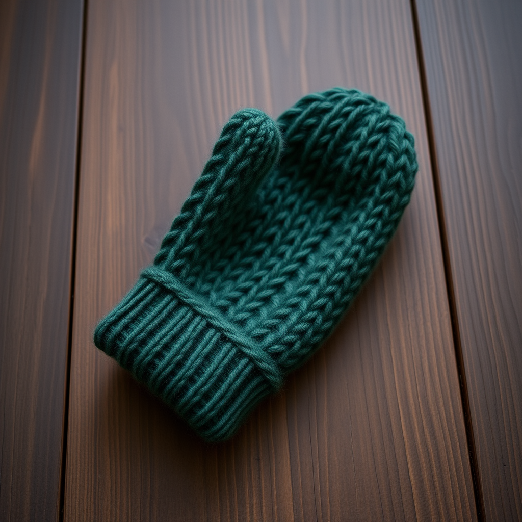 Daddy's Simply Easy Mittens Free Pattern – Chunky Textured Knit for Beginners