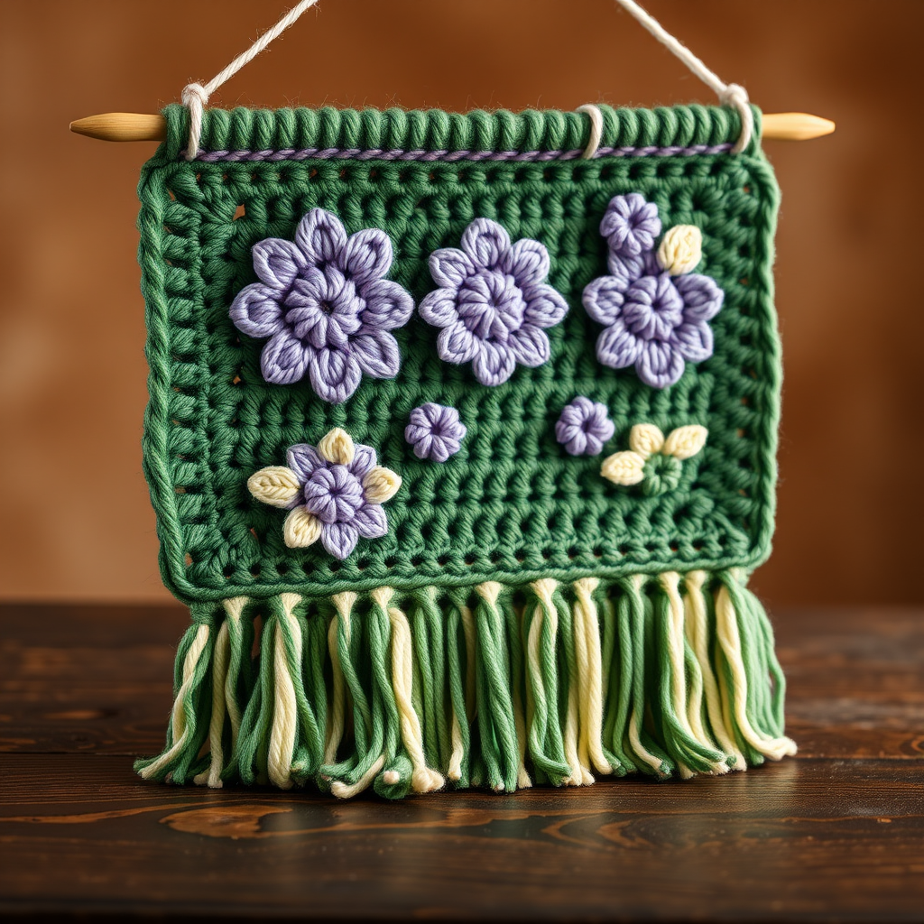 Serenity Garden Wall Hanging Free Pattern