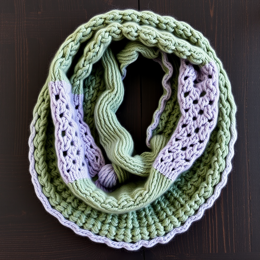 Willow Wisp Asymmetrical Scarf Free Pattern – Knit a Misty Meadow Wrap