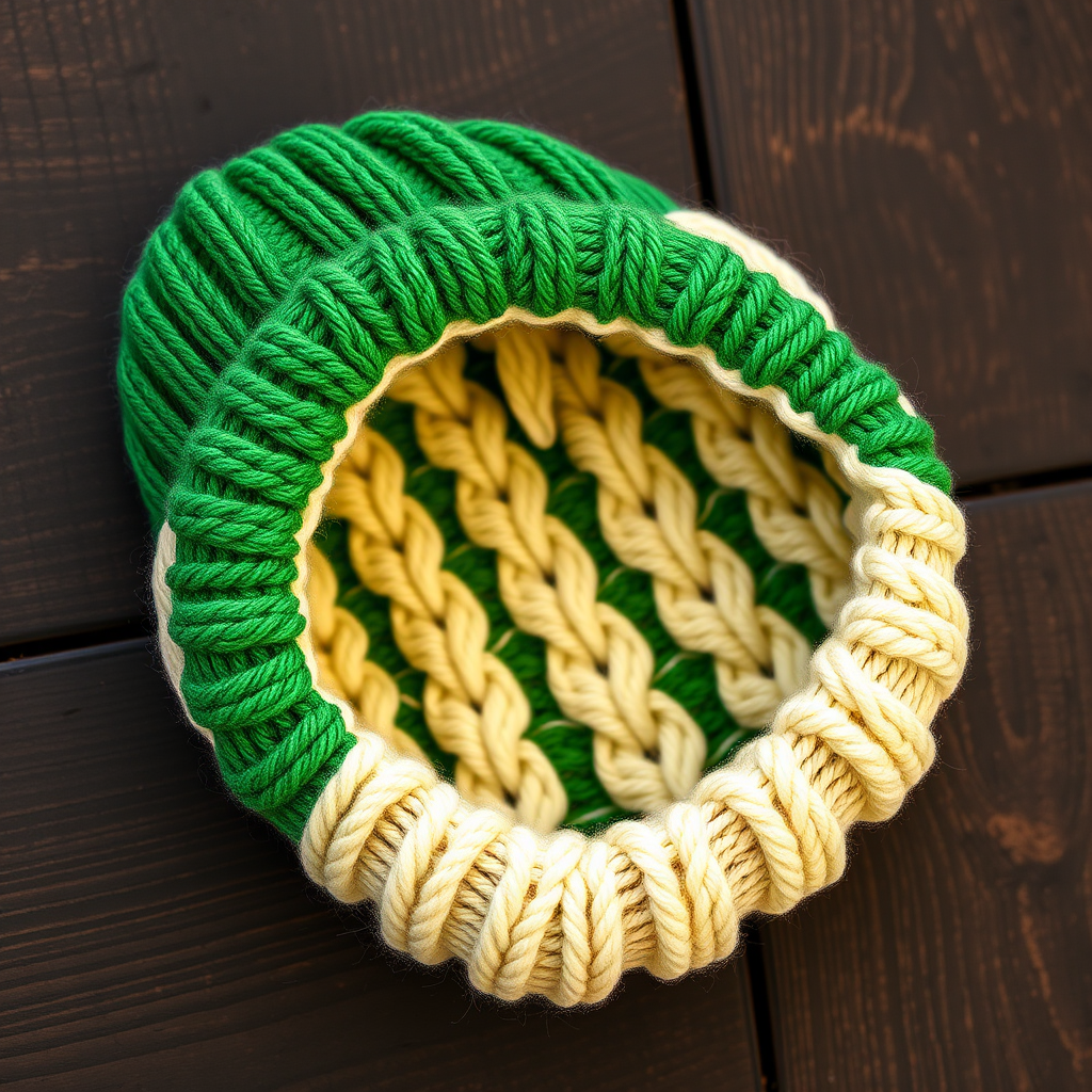Emerald Isle Cable Beanie Free Pattern