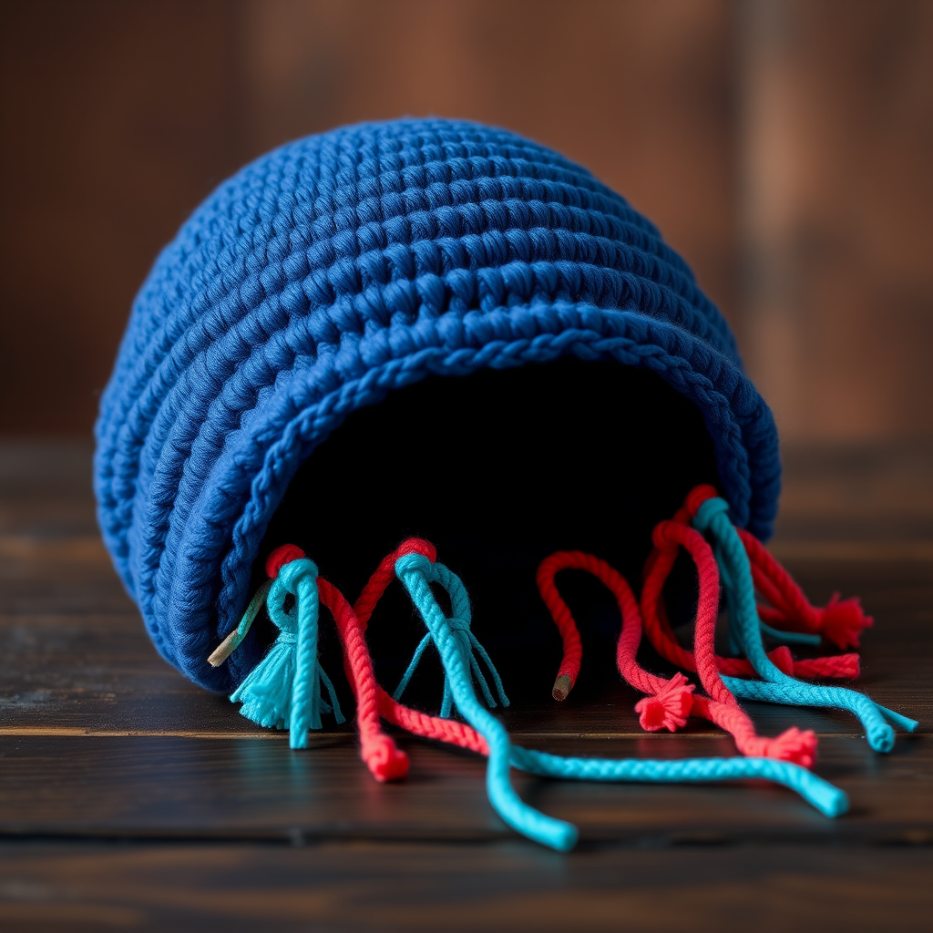 Free Pattern: Cosmic Jellyfish Baby Hat
