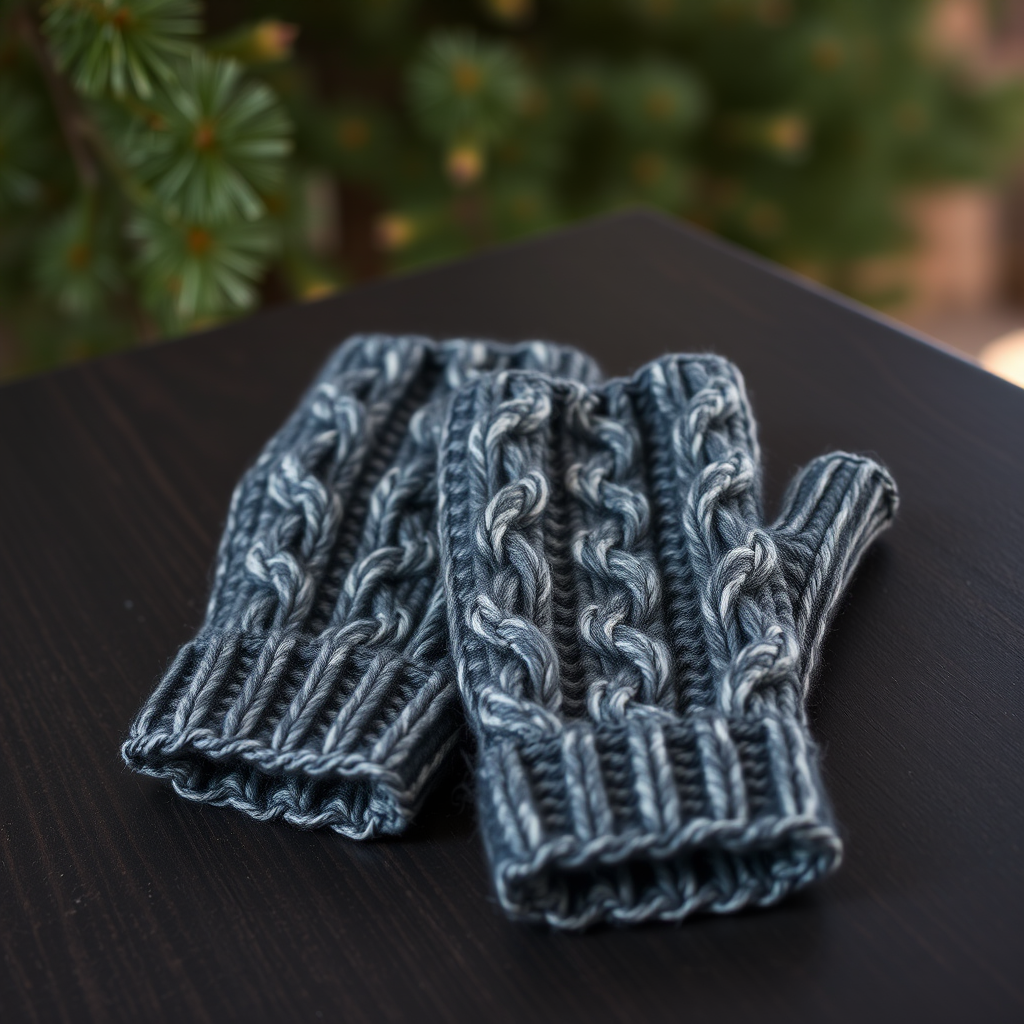 Highland Ridge Cable Mitts Free Pattern – A Knitted Tweed Adventure