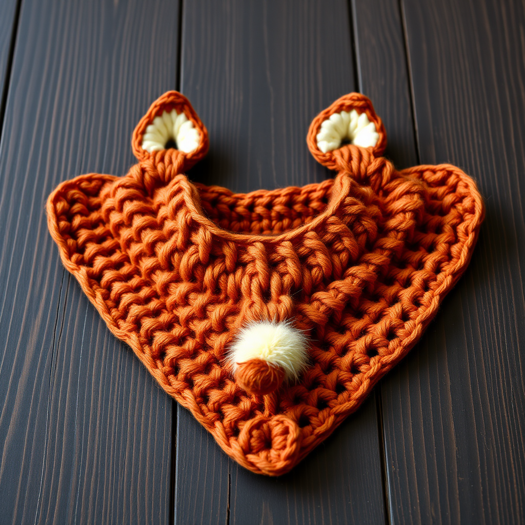 Whimsical Woodland Fox Dog Bandana Free Pattern