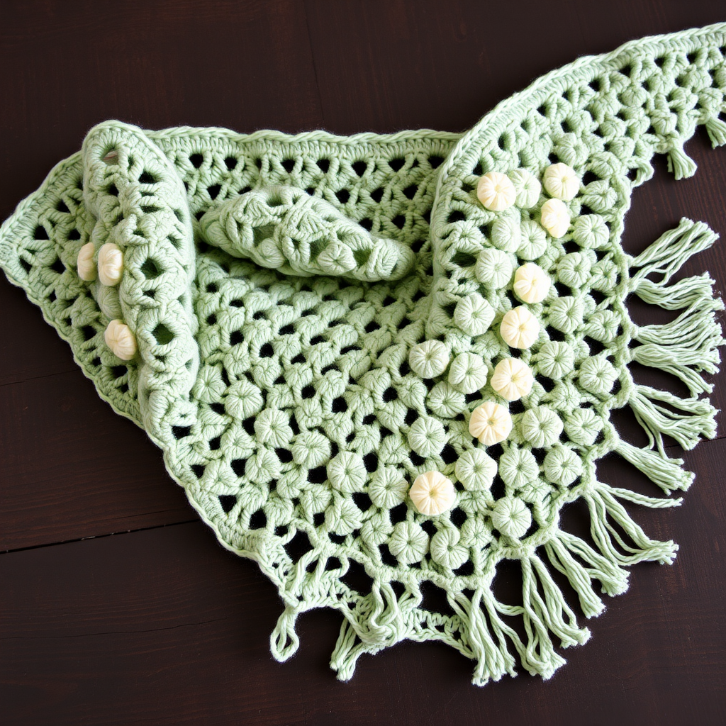 Serenity Garden Prayer Shawl Free Pattern
