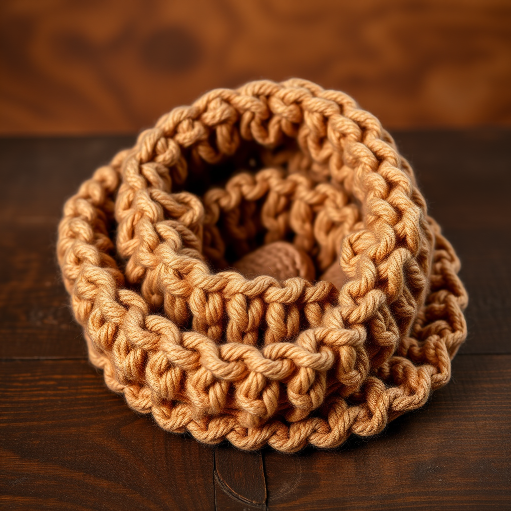 Rustic Charm Chunky Crochet Scarf Free Pattern