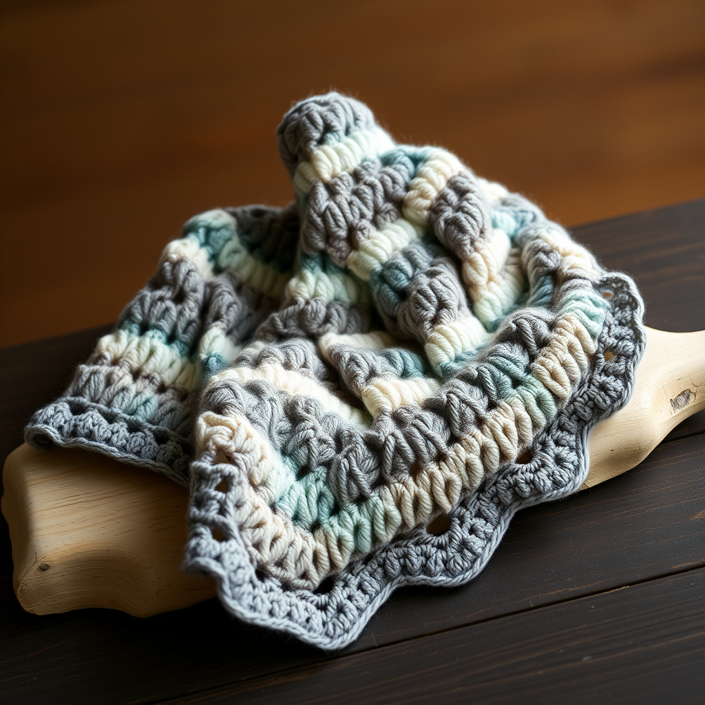 Sea Glass Secrets Shawl Free Pattern