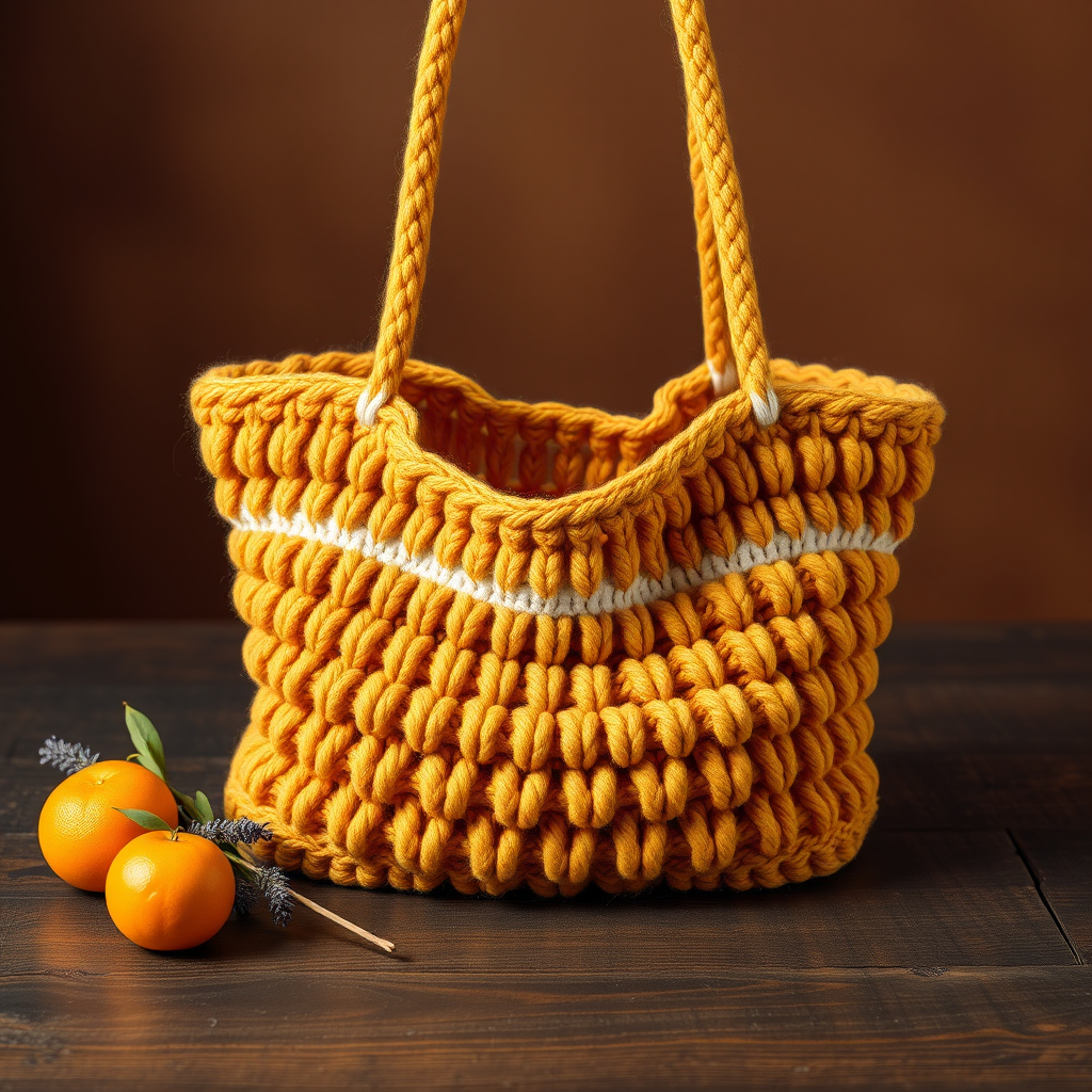 The Honeycomb Market Tote Free Pattern – Knit a Hexagonal Beehive Bag