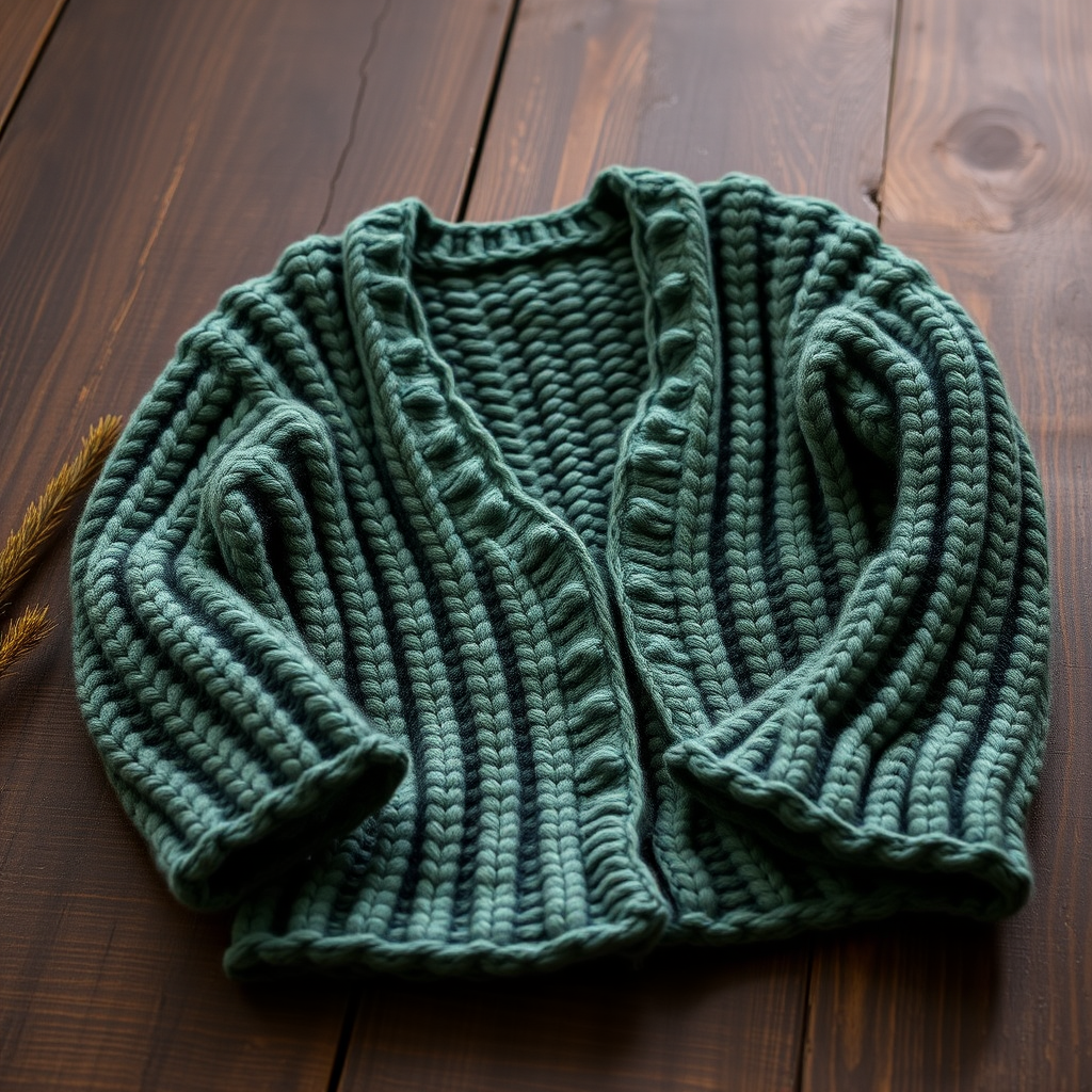 The Whispering Pines Cocoon Cardigan: A Free Knitting Pattern for a Textured, Oversized Layer