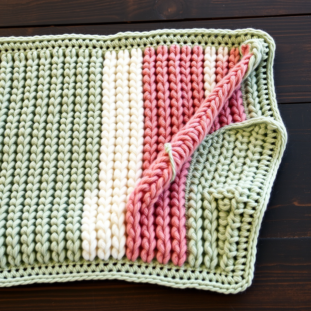 The Vintage Meadow Stroller Blanket Free Pattern