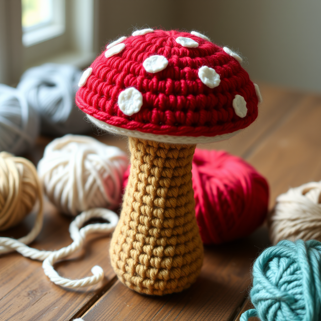 Whimsical Mushroom Amigurumi Free Pattern
